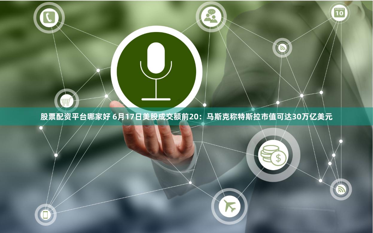 股票配资平台哪家好 6月17日美股成交额前20：马斯克称特斯拉市值可达30万亿美元